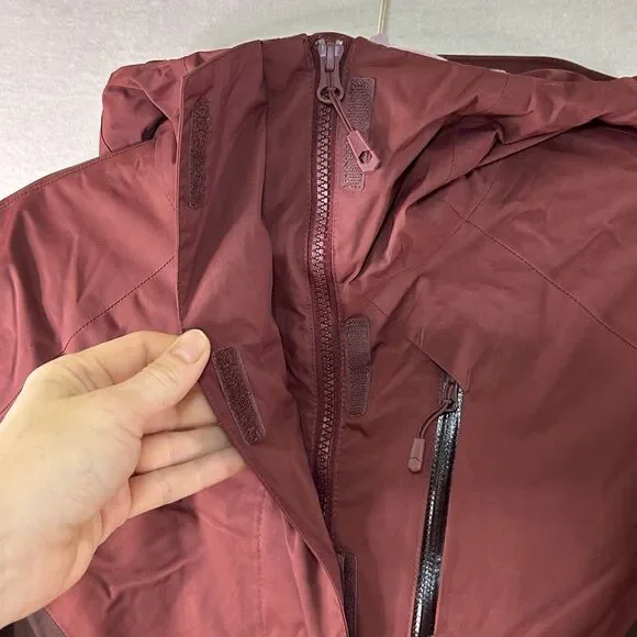 Mountain Hardwear Women's XS Barnsie Winter Ski Snow Jacket NEW Maroon MRSP $285 - Picture 9 of 16